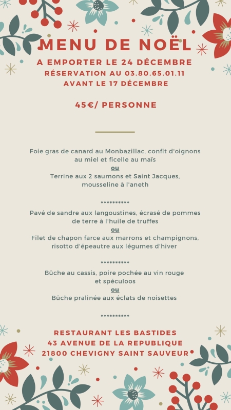 Restaurant Les Bastides - restaurant CHEVIGNY-SAINT-SAUVEUR - meilleur restaurant CHEVIGNY-SAINT-SAUVEUR